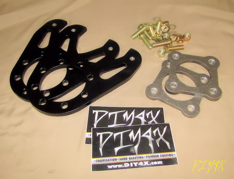 DIY 4x Brakes Dana 70 Disc Conversion Kit without rotors